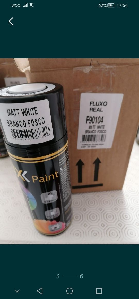 Latas tintas spray novas