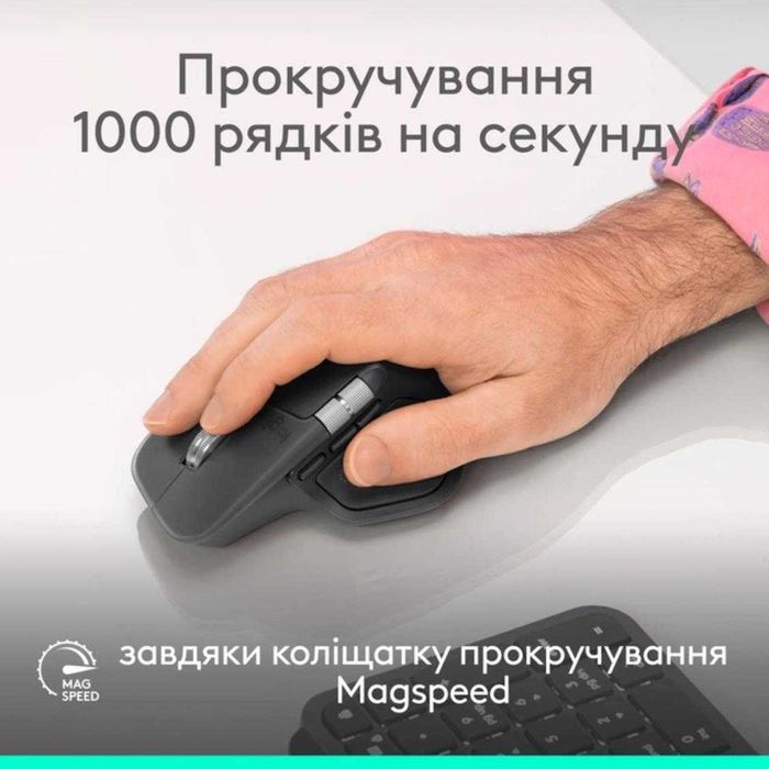 Logitech MX Master 4 Performance Graphite - официальная с гарантией
