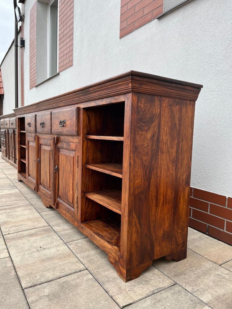 Komoda kolonialna xxl palisander indyjski, lite drewno