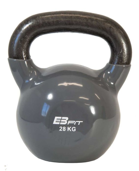 Hantla żeliwna KETTLEBELL 28 KG odawżnik ciężarek EB FIT