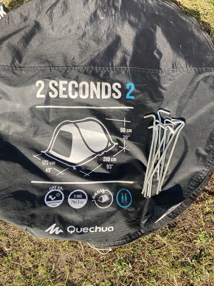 Namiot quechua 2 seconds 2 osobowy fresh&black