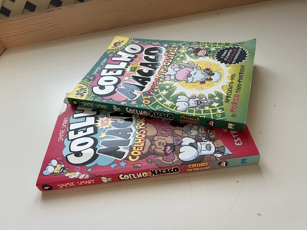 Livros do “Coelho macaco” Nr. 8 e 9