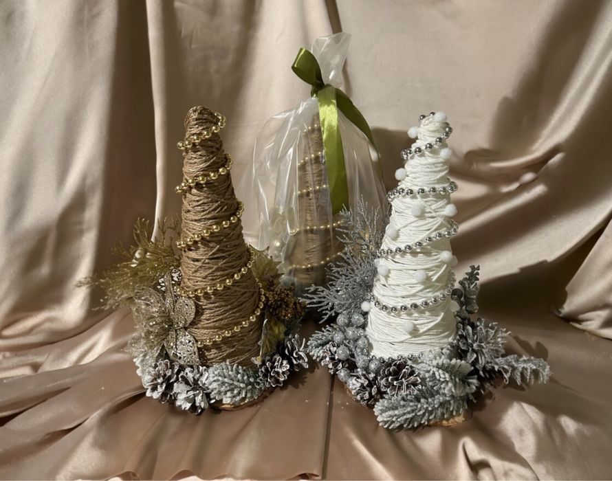 Новорічні/Різдвяні прикраси на ялинку, ручна робота