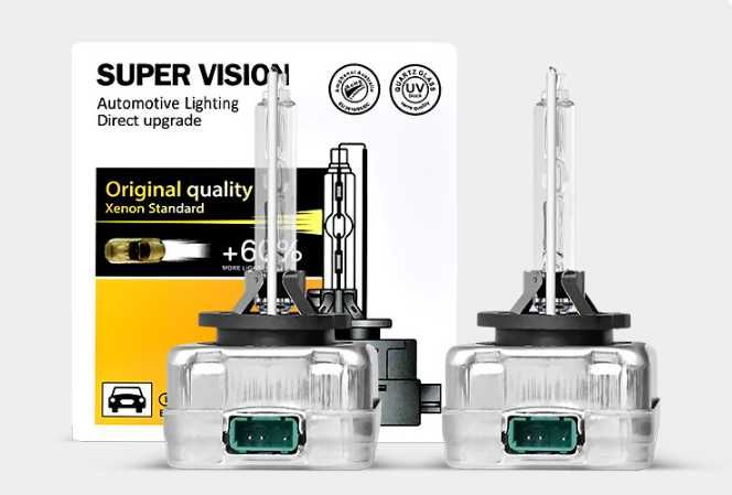 Лампы ксенон D1S,D2S,D3S,D4S Super Vision +60% 4300K 5000K LED CANBUS