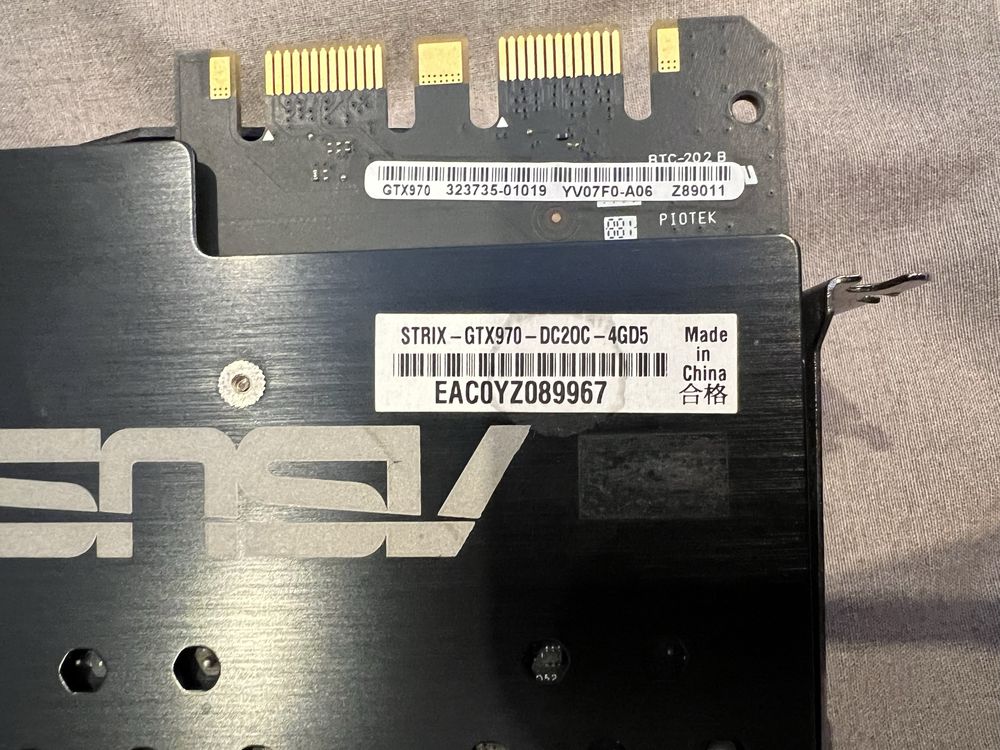 Placa gráfica Asus Strix GTX970