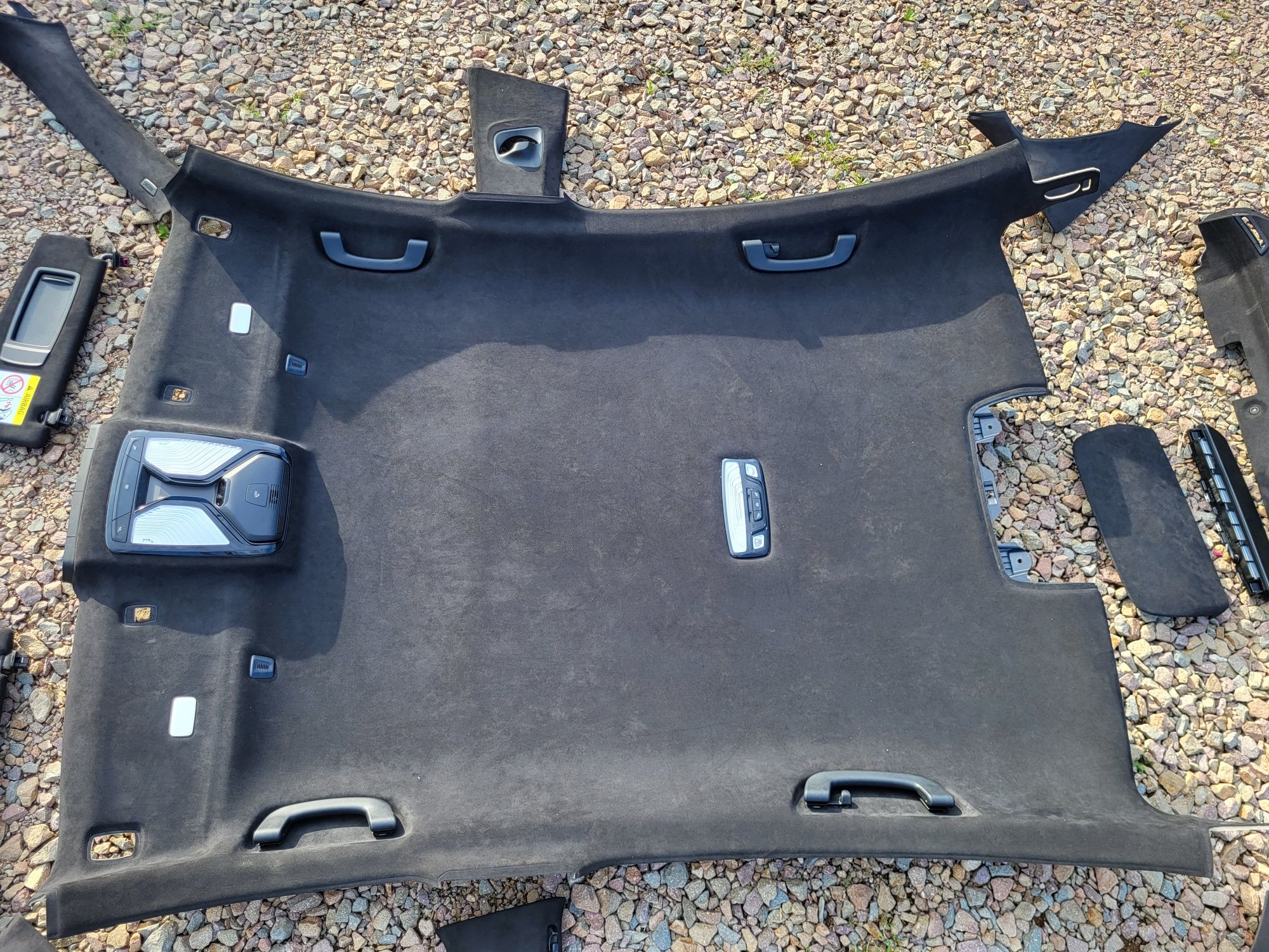 Podsufitka Alcantara bmw m5 f90 G30 Półka Komplet