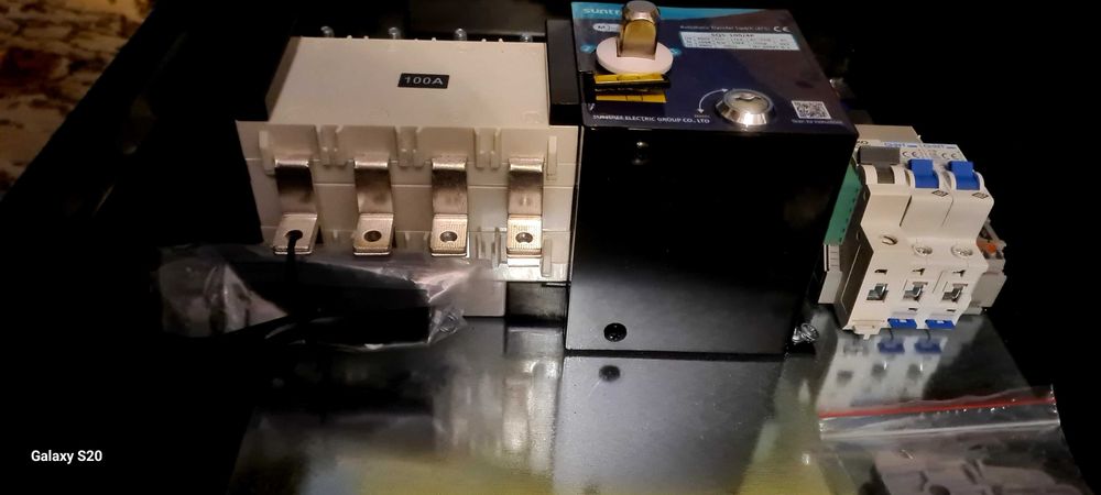 АВР 100А 380 В для генератора з авто запуском