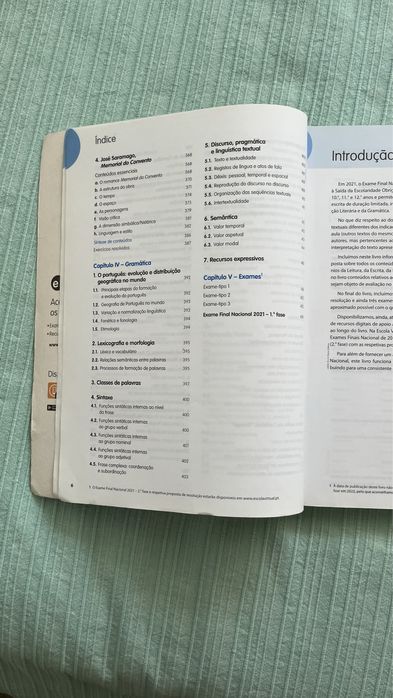 Livro preparação exame português