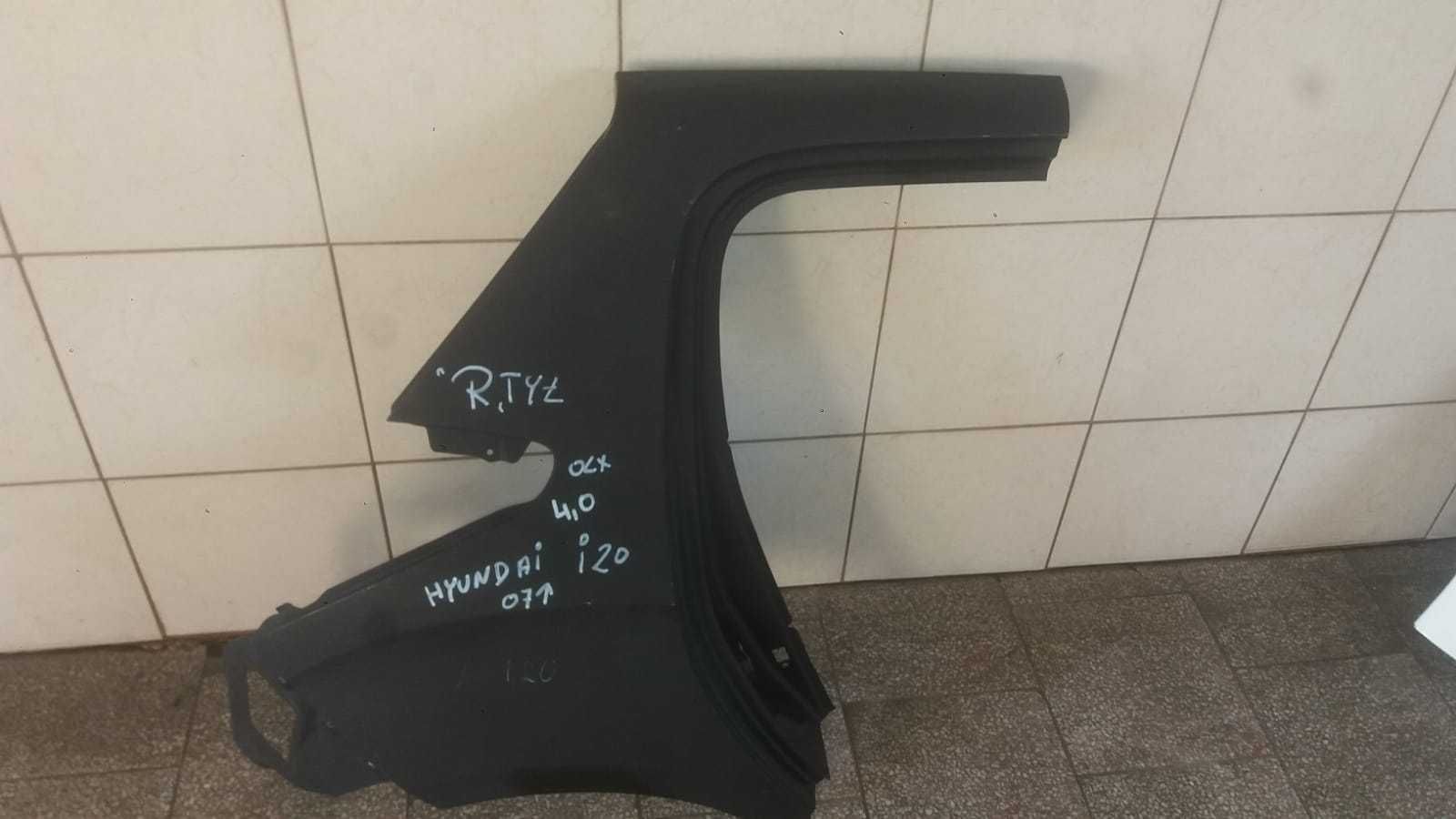 Błotnik tylni Hyundai i20 po 2007 prawy