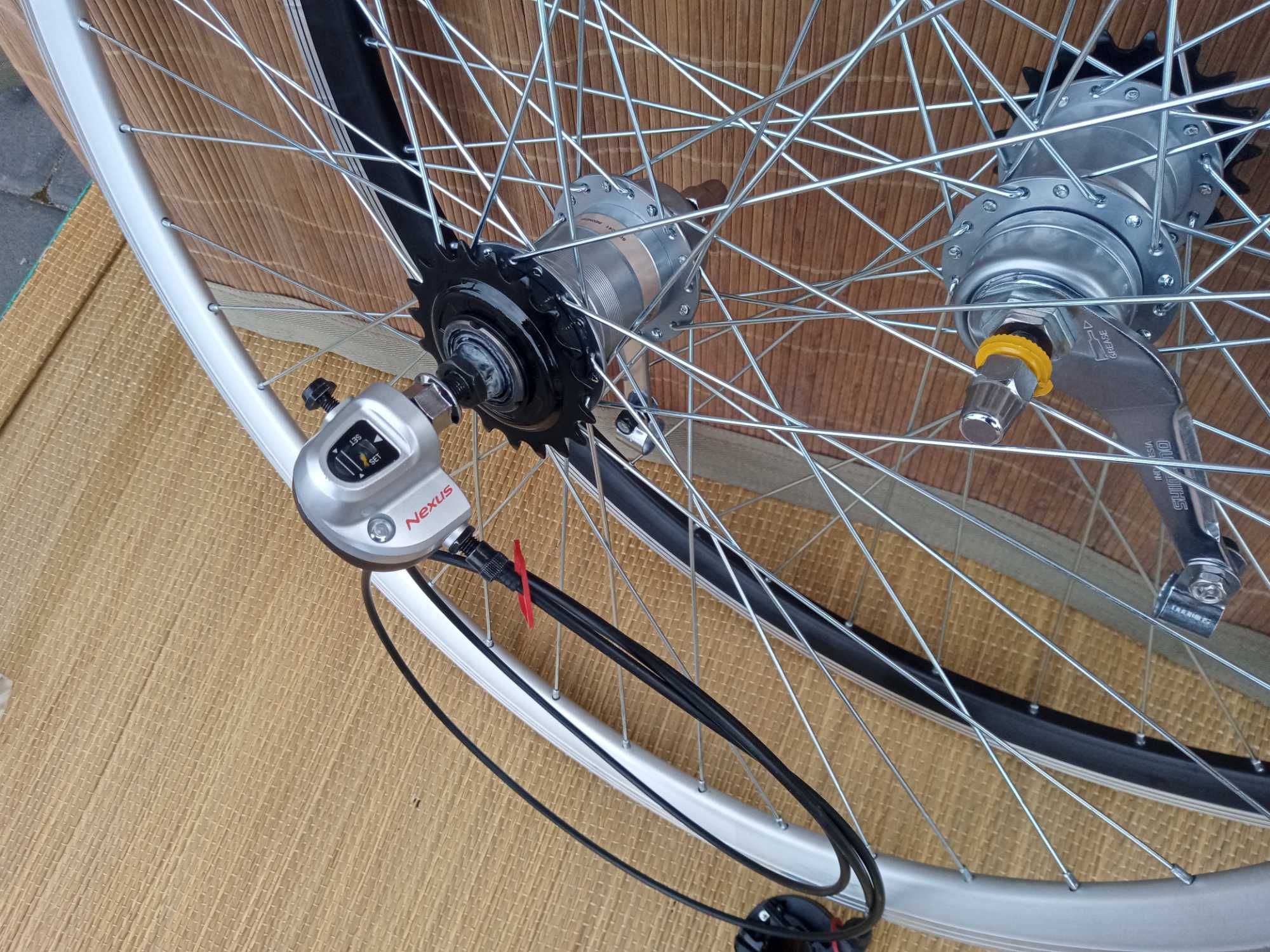 Koło 28" Shimano Nexus 3 Wzmacniane Stożkowe+Zestaw Nowe