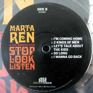 Marta Ren & The Groovelvets ‎– Stop Look Listen LP - Novo Selado