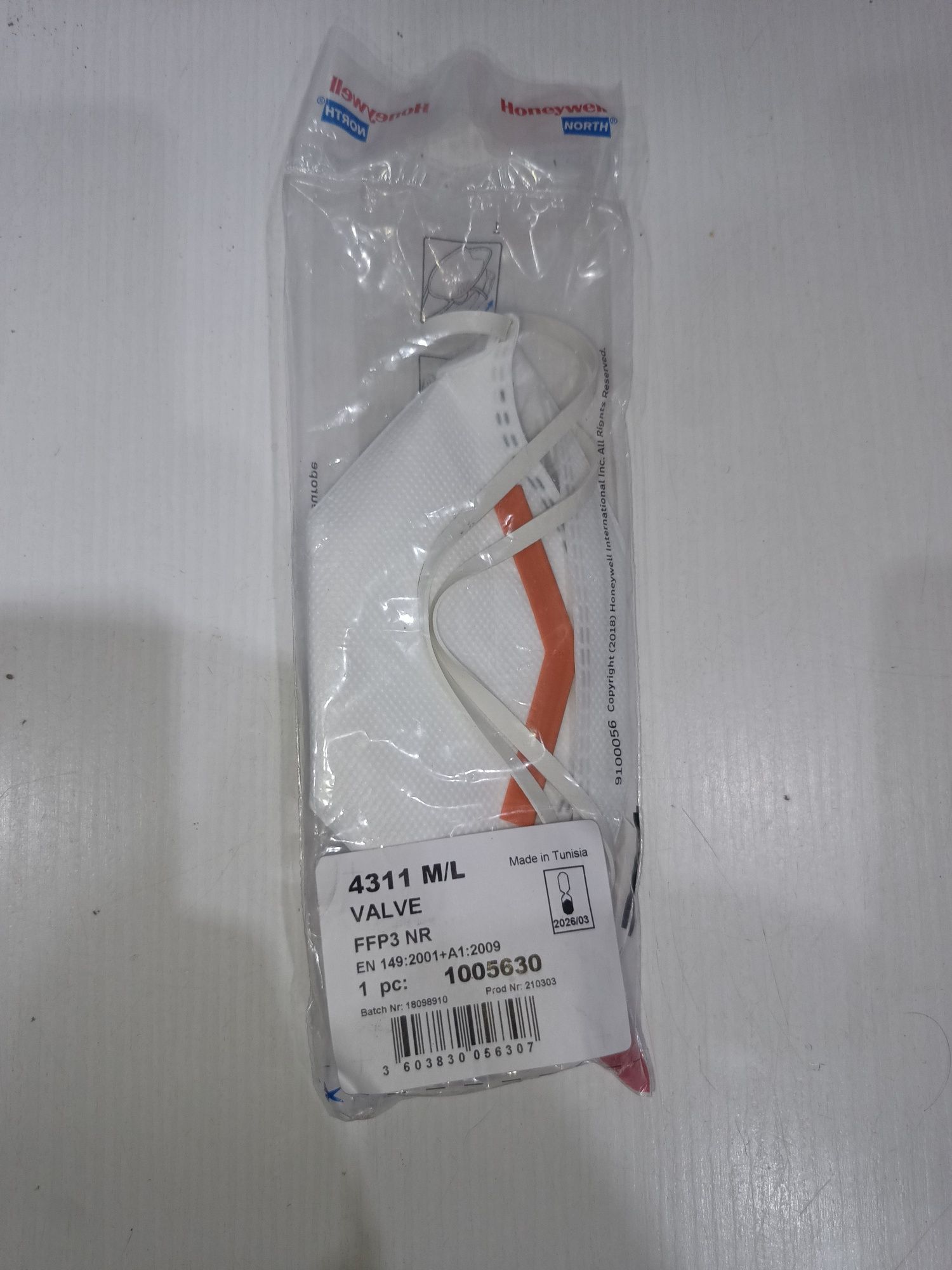 Maseczki Honeywell North 4000 FFP3 15szt