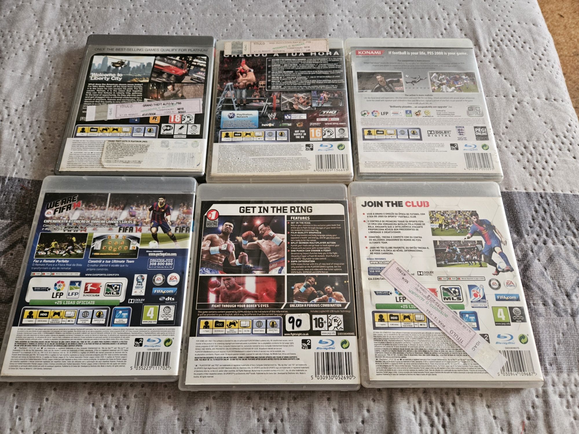 .. Jogos da ps3...