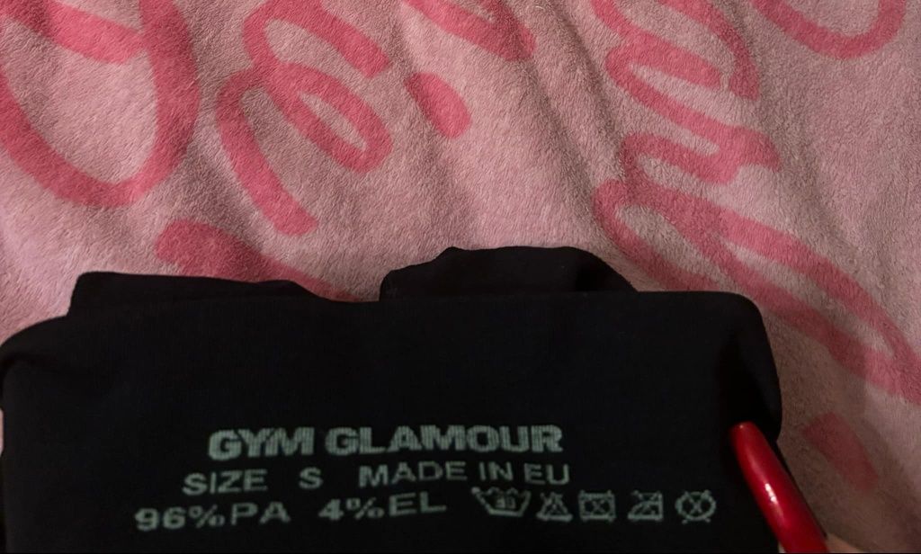 Legginsy Gym Glamour rozmiar S nowe.