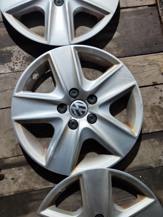 Ковпаки оригінал vw r15 з ковпачками під диски з лопастями