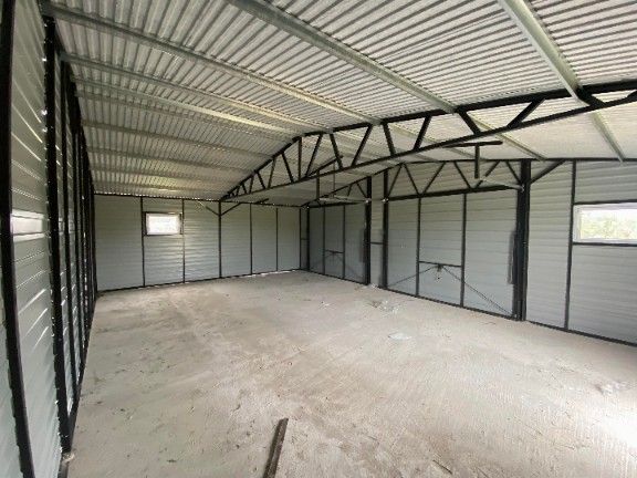Garaż blaszany blaszak garaz ogrodowy nowoczesny design 9x5m (10x6)