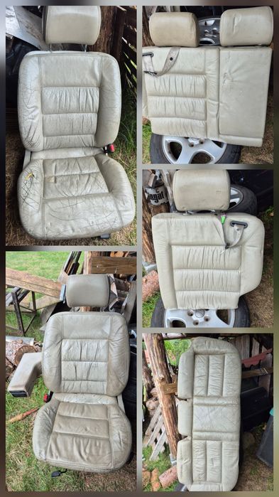 Fotele Audi A6 C4 grzany przód i tył, przełączniki