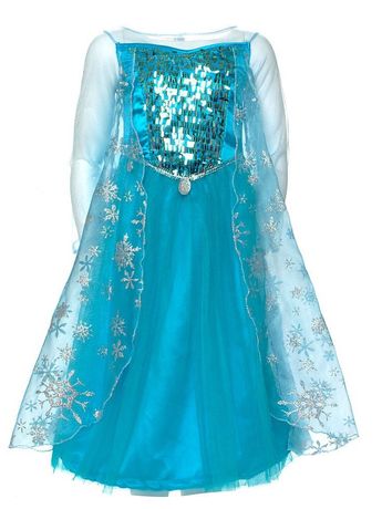 Платье Эльза Disney Frozen костюмы платья прокат