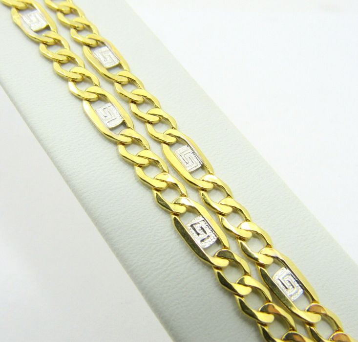 Złoty łańcuszek Figaro Grecki Wzor PR 585 10,33g