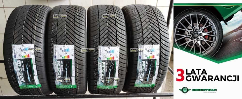 Opony 225/45R17 Greentrac Season Master 4szt. 2025r C/B/71dB 3 lata gw