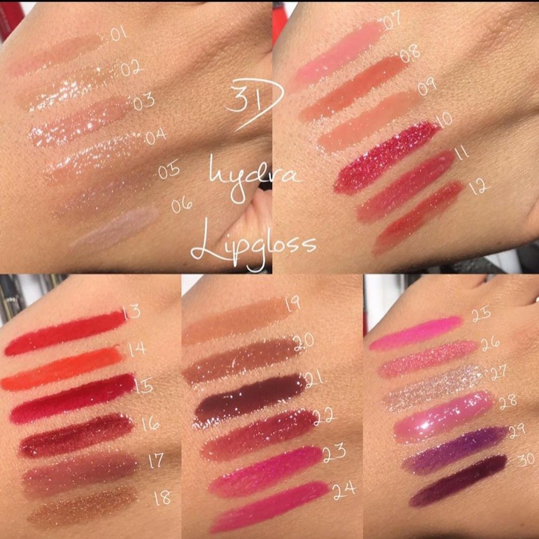 Блиск  Kiko 3 d hydra lipgloss 01 02 03 04 05 06 07 08 09 11 20 26 27