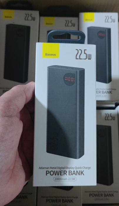 BASEUS ADAMAN 20000mAh 22.5W павербанки 2024 рік ОРИГІНАЛ