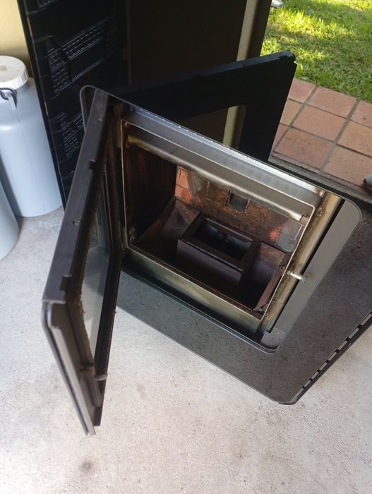 Caldeira a pellets como nova