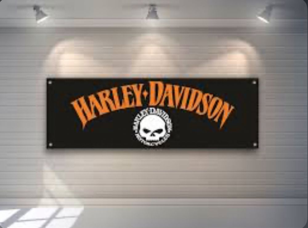 Baner plandeka Harley-Davidson 150x60cm