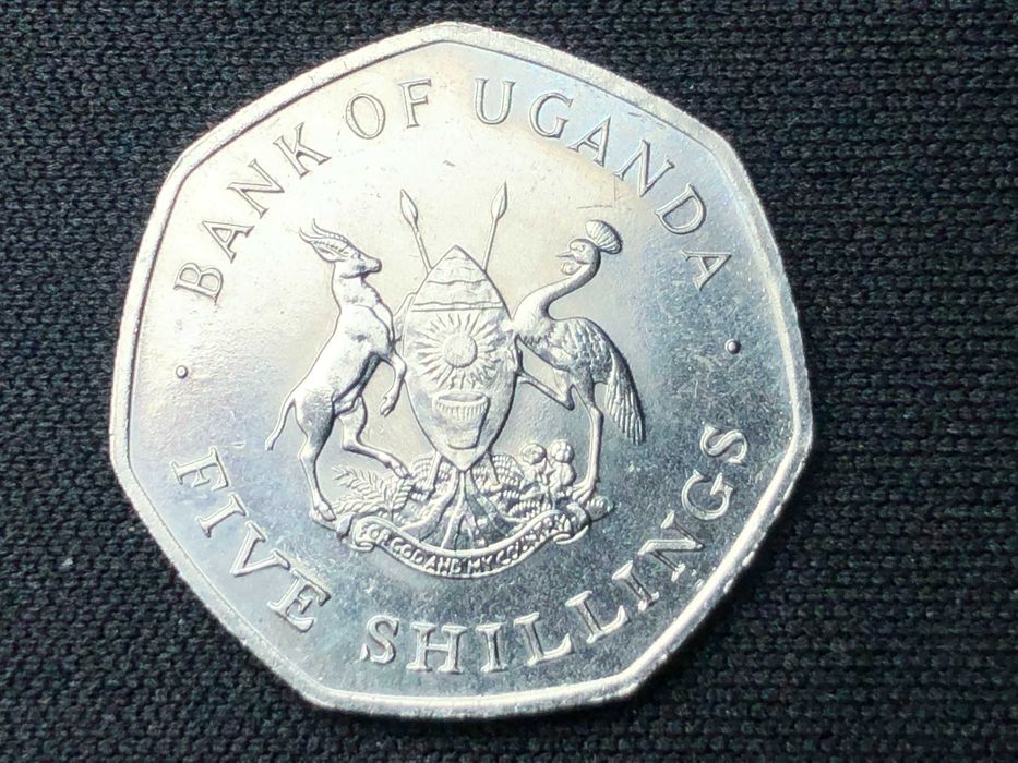 Lote Países Africanos - Moeda Shilling - UGANDA - 2 Moedas de 1987