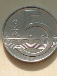 Moneta kc 5 republika czeska