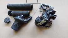 Przerzutka sram x01 eagle + grip shift