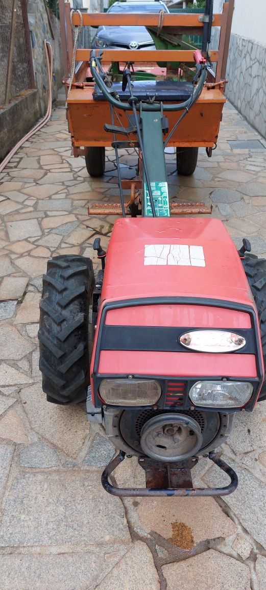 Motocultivador c Alfaias Reboque OPORTUNIDADE!