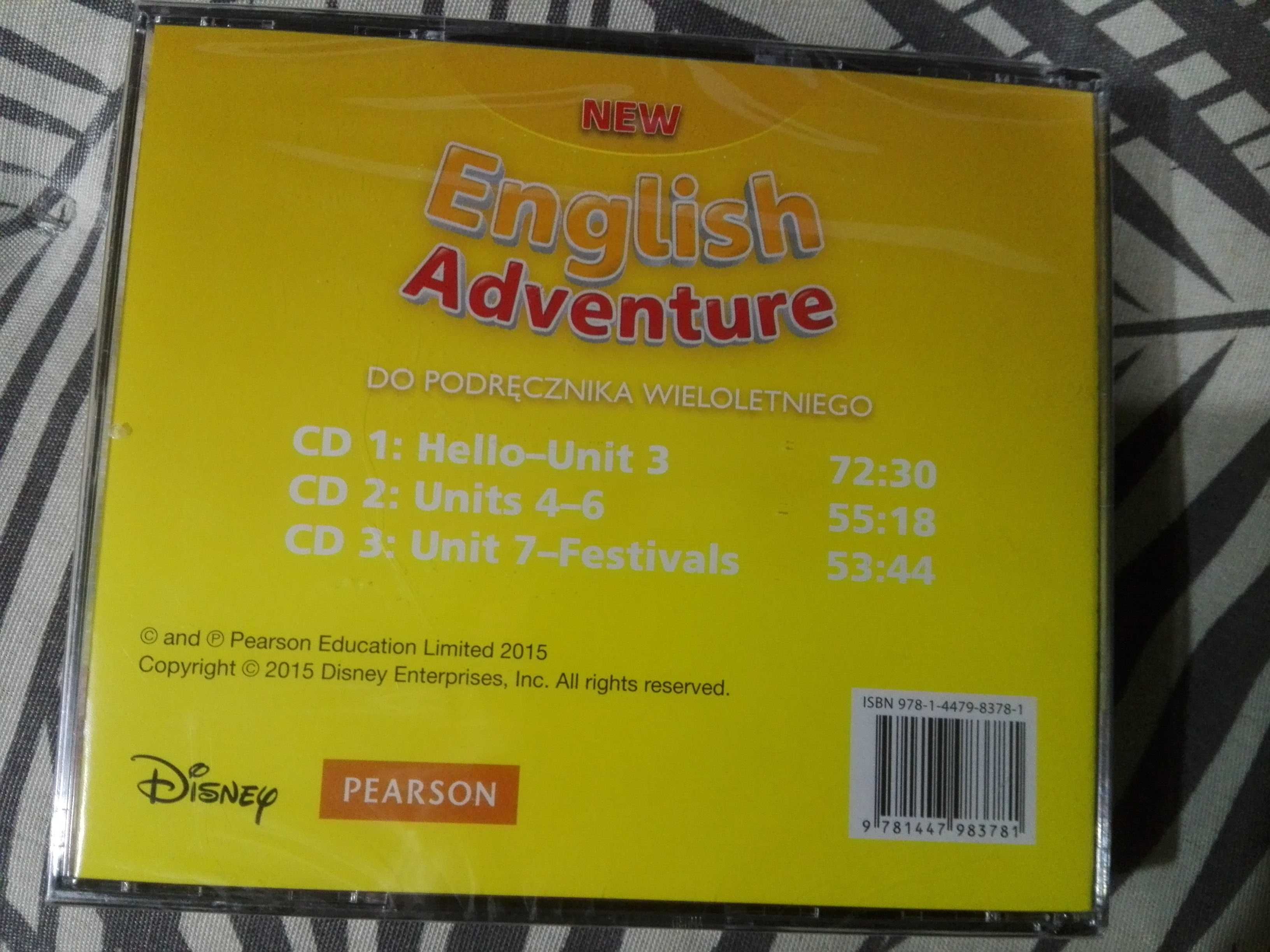 Zestaw płyt CD New English Adventure poziom 1