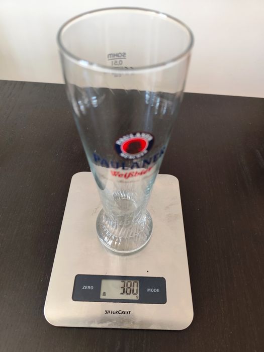 Lote de 5 Copos de Cerveja - Paulaner (Novos - 50 Cl)