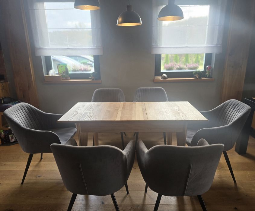 Stolik DĘBOWY rozkładany