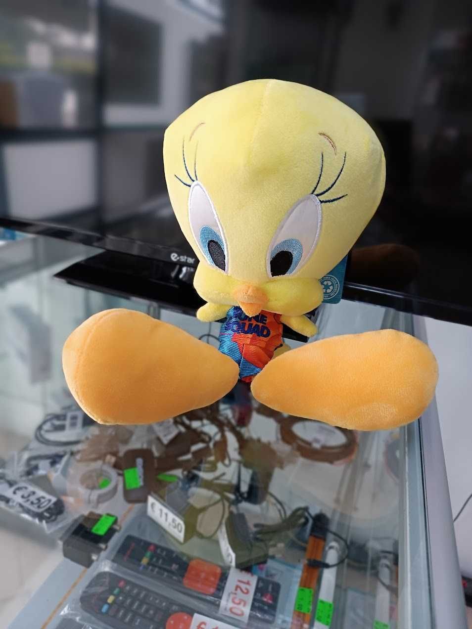 Novidade:Peluche Space Jam Tweety 30 cm