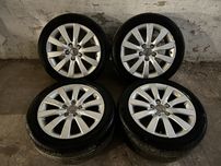 Диски колеса + резина 5/112 R17 AUDI A4B8 резина комплект 245/45/17