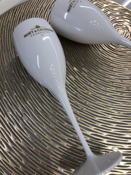 Piękne kieliszki Moët Chandon