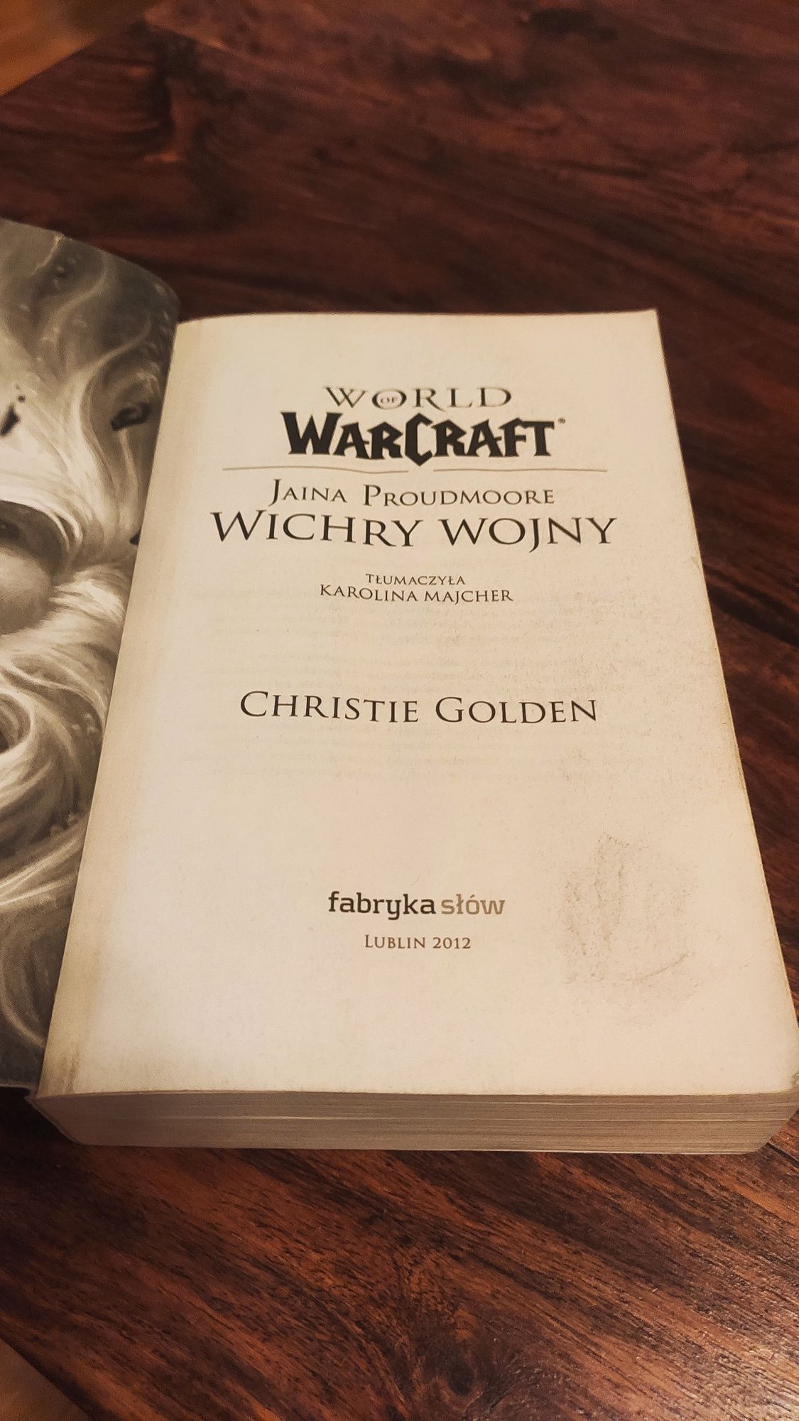 World of Warcraft Jaina Proudmoore: Wichry Wojny wydanie I
