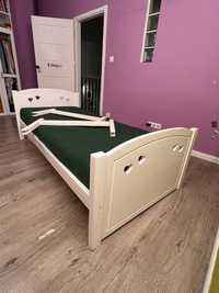 Łóżko drewniane podwojne, 200x100