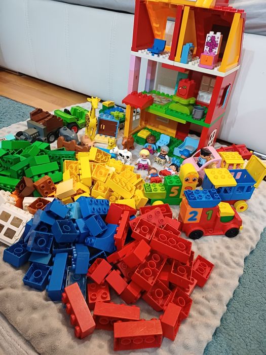 Klocki Lego Duplo, domek, duży zestaw klocków