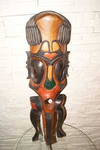 Płaskorzeźba afrykańska maska