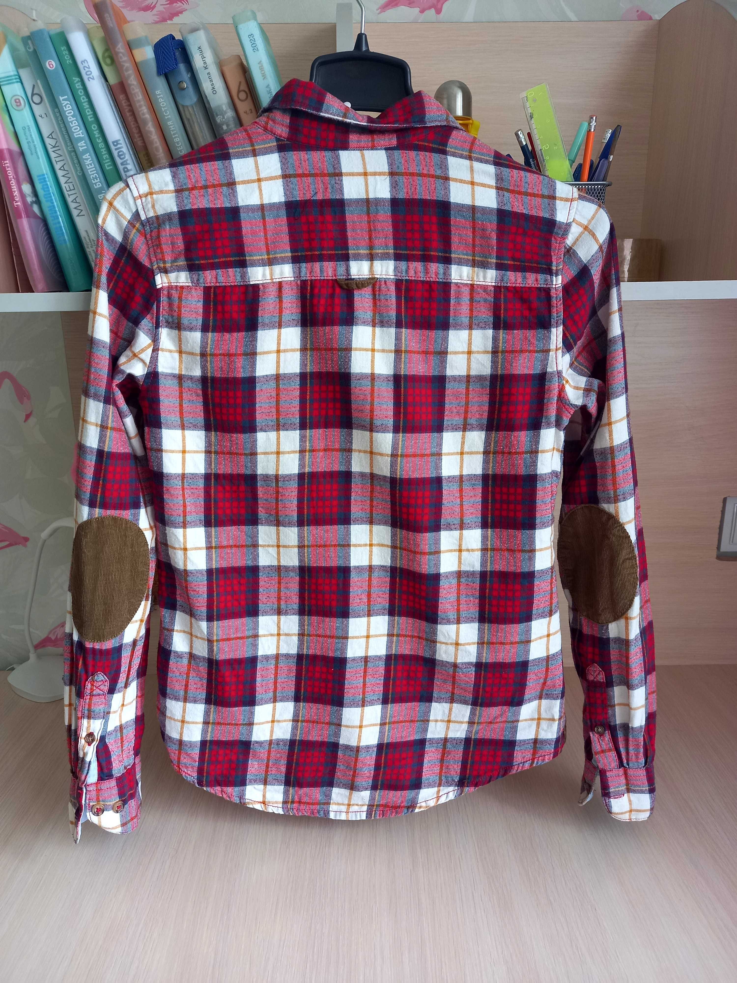 Оригінальна байкова сорочка H&M casual p.xxs-xs
