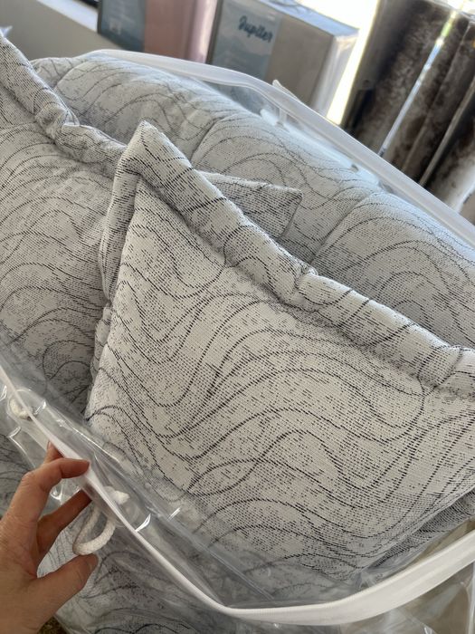 Edredon em jacquard e lurex