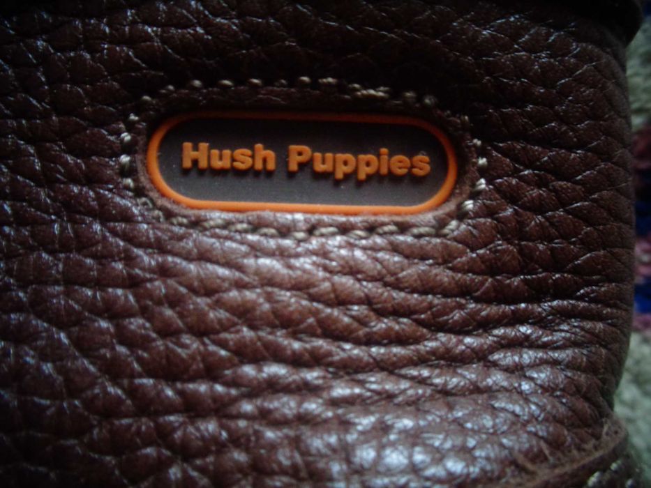 Kozaki kozaczki skórzane brązowe Hush Puppies rozmiar 20