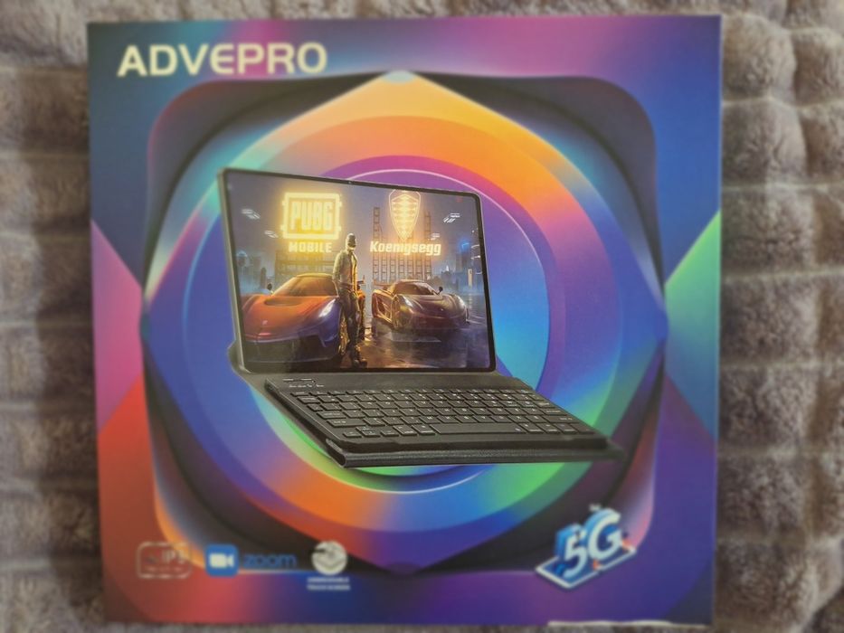 Планшет ADVEPRO P60 12/512 ГБ фіолетовий з клавіатурою