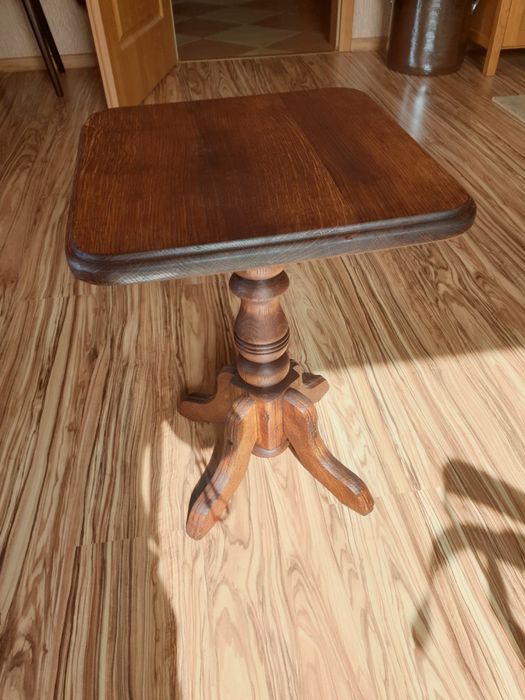 Taboret, kwietnik, stołek drewniany