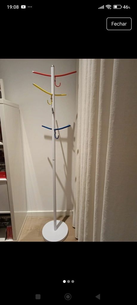 Bengaleiro Ikea colorido