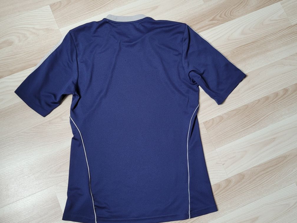Bluzka sportowa Adidas męska S granatowa 3 paski t-shirt męski