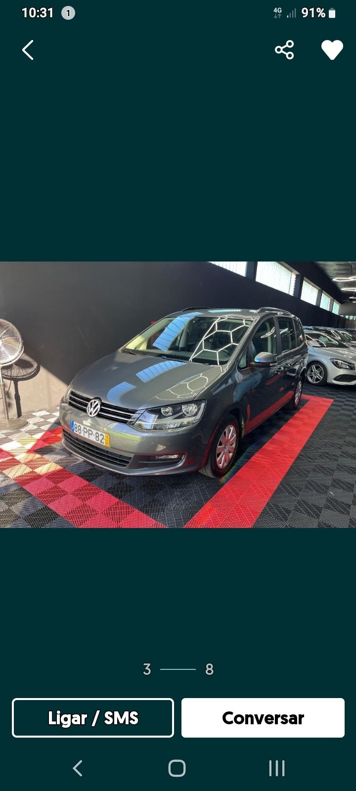 Vendo VW sharan ano 2015